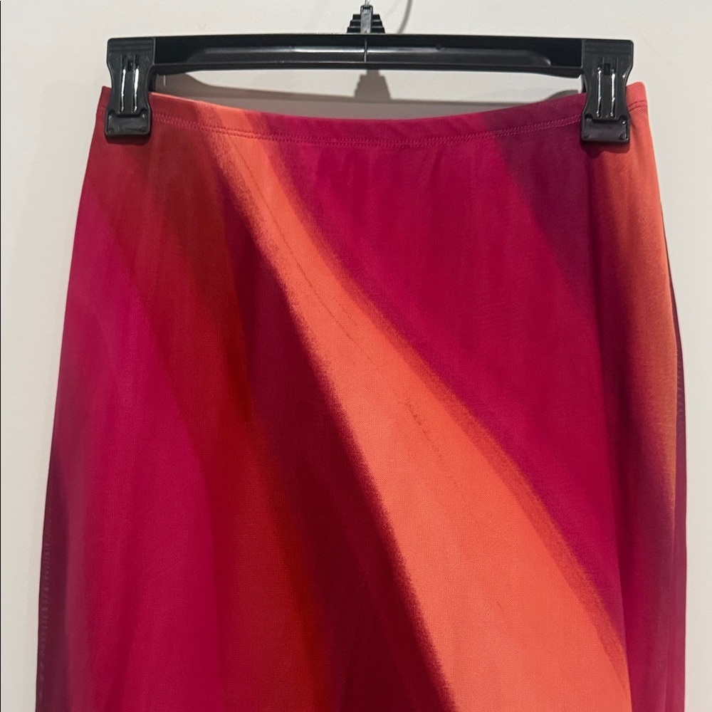 GB Girls Red and Orange Pencil Skirt - Picture 2 of 5